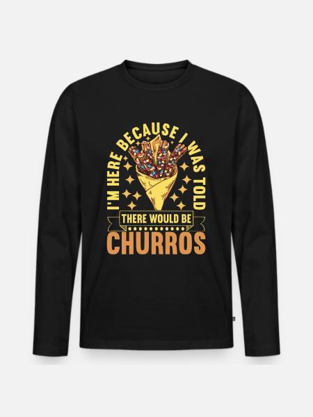 Churros - T-shirt manches longues Premium bio Homme - noir