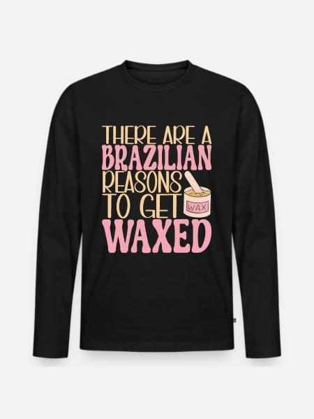 Beautician Cosmetics - Men's Premium Organic Long Sleeve Shirt - black