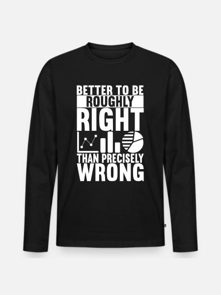 Data Scientist Data Analyst - Men's Premium Organic Long Sleeve Shirt - black