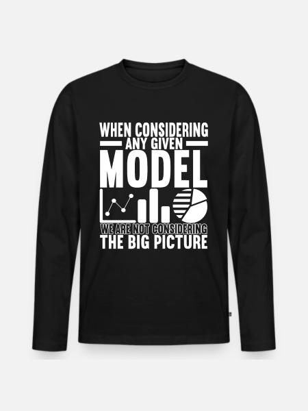 Data Scientist Data Analyst - Männer Premium Bio Langarmshirt - Schwarz
