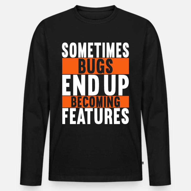 Programmer Computer Scientist - Men's Premium Organic Long Sleeve Shirt - black