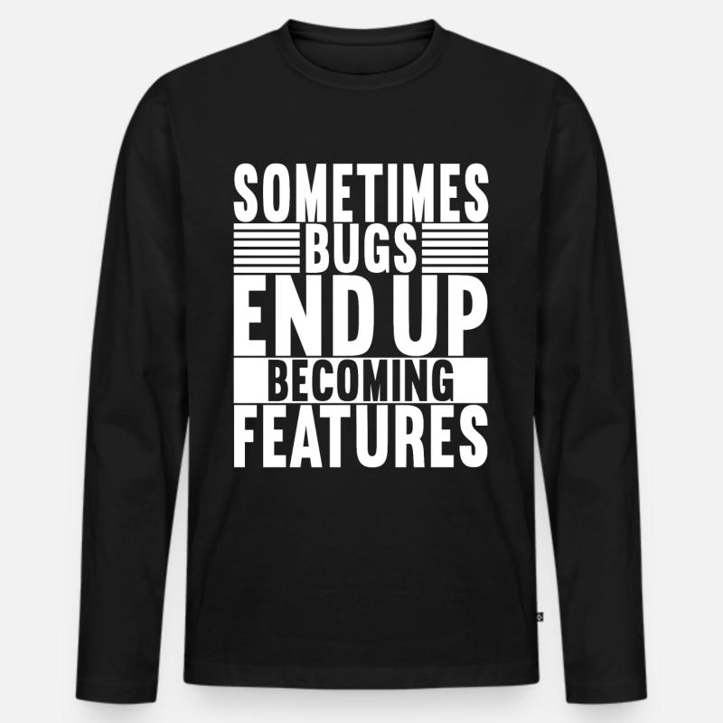 Programmer Computer Scientist - Men's Premium Organic Long Sleeve Shirt - black