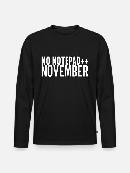 Programmer Computer Scientist - Men's Premium Organic Long Sleeve Shirt - black