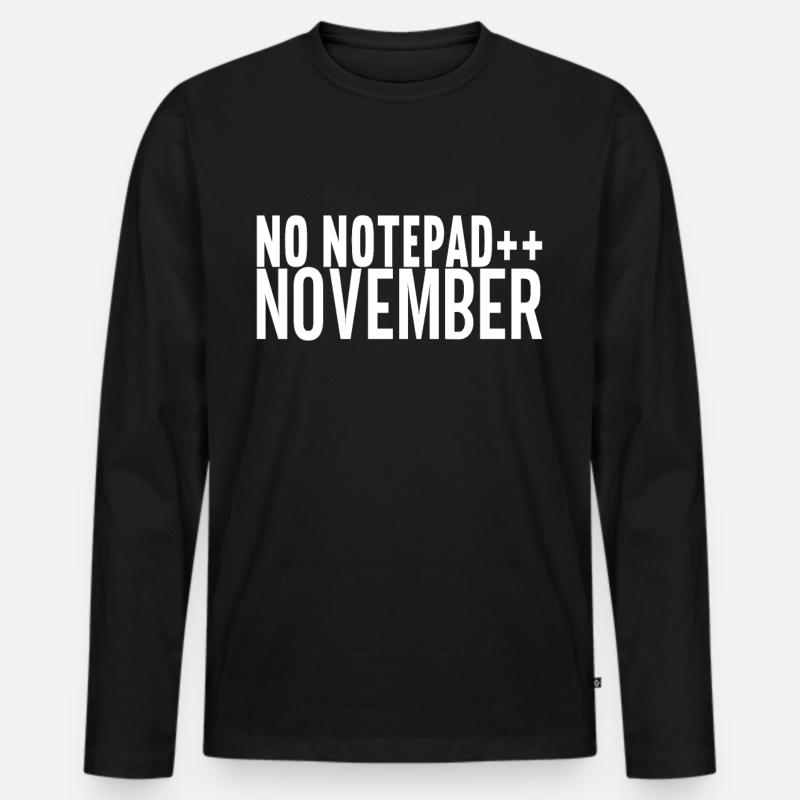 Programmer Computer Scientist - Men's Premium Organic Long Sleeve Shirt - black