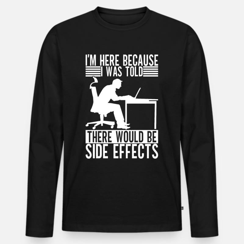 Programmer Computer Scientist - Men's Premium Organic Long Sleeve Shirt - black