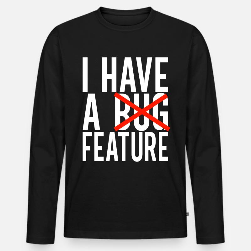 Programmierer Informatiker - Männer Premium Bio Langarmshirt - Schwarz
