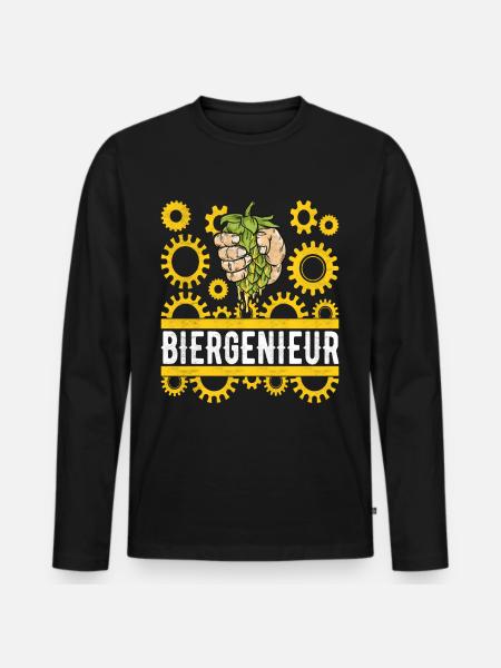 Beer brewers Beer brewing - Men's Premium Organic Long Sleeve Shirt - black