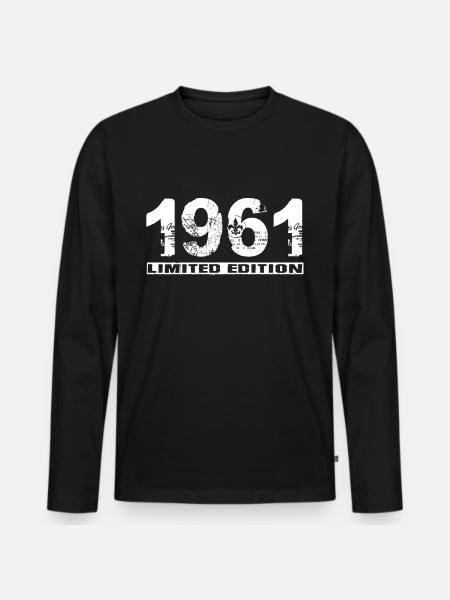 Édition limitée 1961 - T-shirt manches longues Premium bio Homme - noir