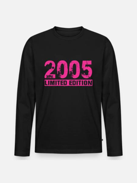 Limited Edition 2005 - Men's Premium Organic Long Sleeve Shirt - black