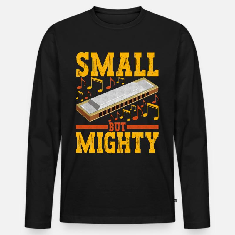 Harmonica Harmonica - Men's Premium Organic Long Sleeve Shirt - black