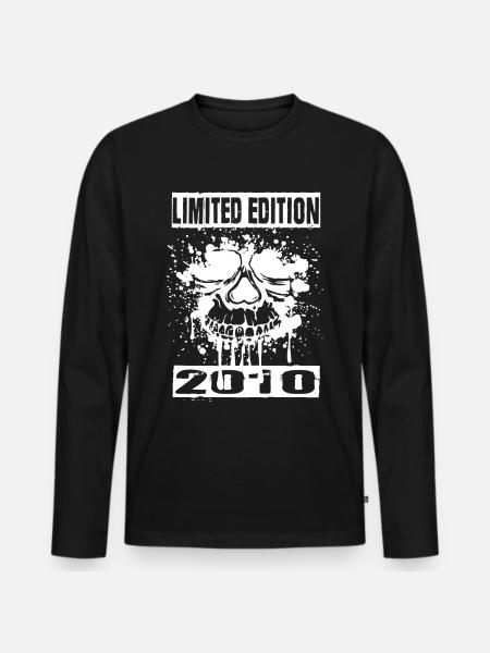 Édition limitée 2010 - T-shirt manches longues Premium bio Homme - noir