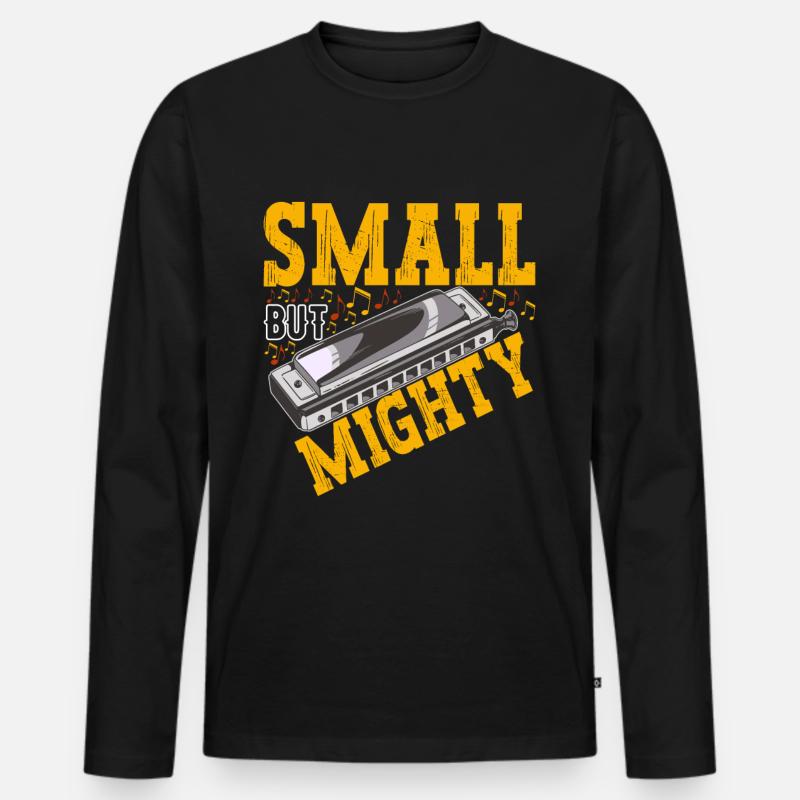 Harmonica Harmonica - Men's Premium Organic Long Sleeve Shirt - black