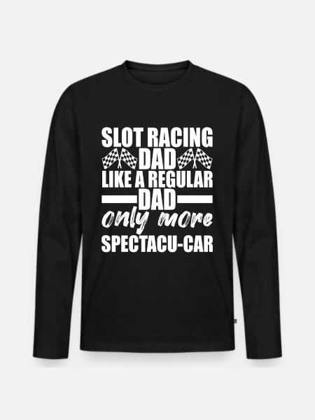 Slotcar Slotracing - Men's Premium Organic Long Sleeve Shirt - black
