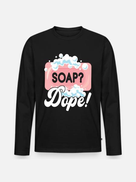 Soap maker soap making - Men's Premium Organic Long Sleeve Shirt - black