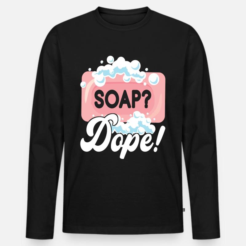 Soap maker soap making - Men's Premium Organic Long Sleeve Shirt - black