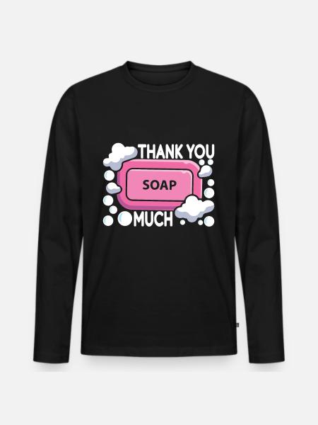 Soap maker soap making - Men's Premium Organic Long Sleeve Shirt - black
