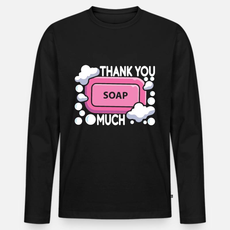 Soap maker soap making - Men's Premium Organic Long Sleeve Shirt - black
