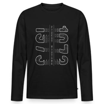 Finest Millésime 1973 Année de naissance 1973 Anniversaire - T-shirt manches longues Premium bio Homme - noir - Devant - Nico (187cm)