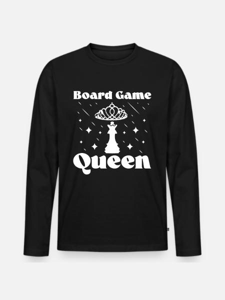 Board Game - Men's Premium Organic Long Sleeve Shirt - black