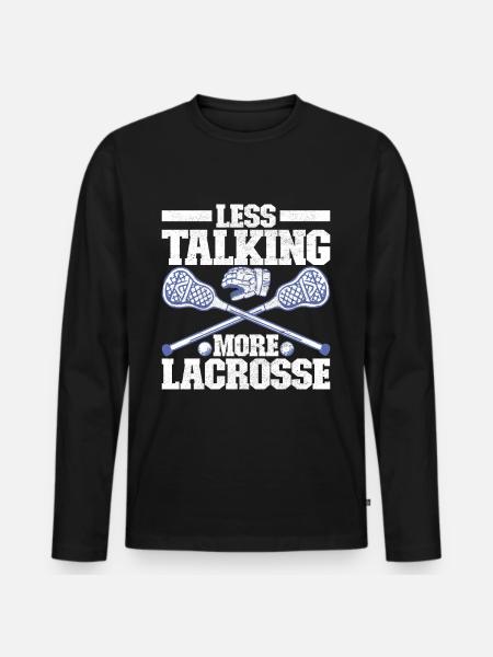 Lacrosse - T-shirt manches longues Premium bio Homme - noir