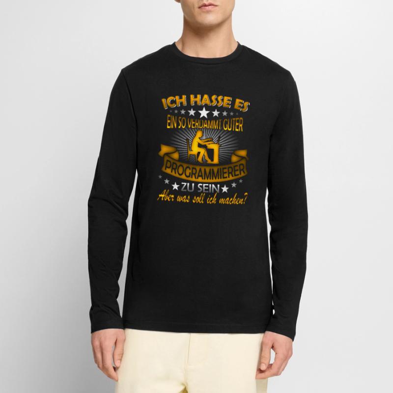 Software Ingenieur Informatiker Programmierer Männer Premium Bio Langarmshirt