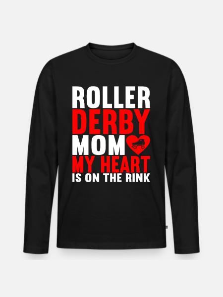 Roller derby - T-shirt manches longues Premium bio Homme - noir