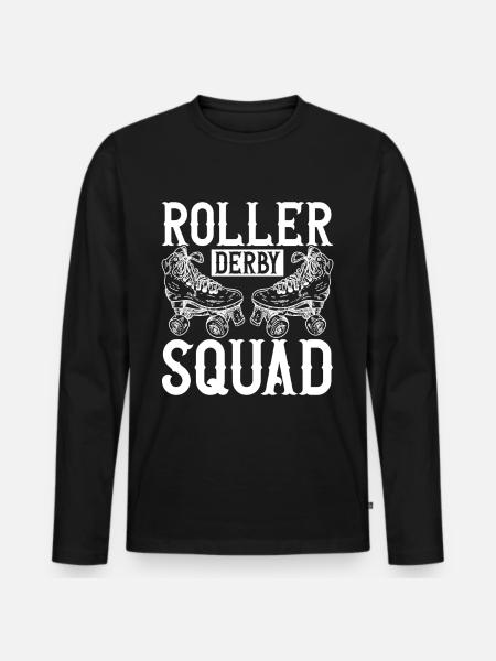 Roller derby - Men's Premium Organic Long Sleeve Shirt - black