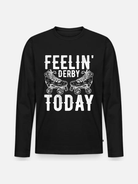 Roller derby - Men's Premium Organic Long Sleeve Shirt - black