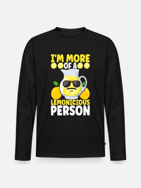 Stand de limonade Lemonade - T-shirt manches longues Premium bio Homme - noir