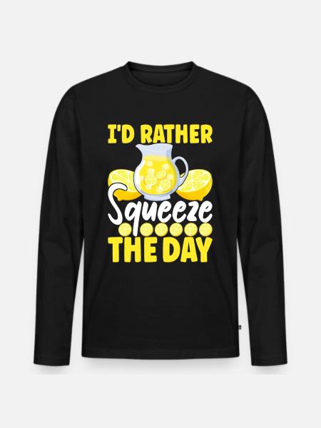 Lemonade Lemonade stand - Men's Premium Organic Long Sleeve Shirt - black