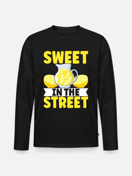 Lemonade Lemonade stand - Men's Premium Organic Long Sleeve Shirt - black