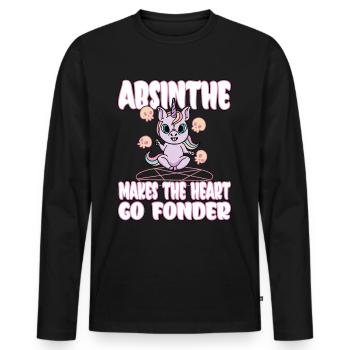 Satan Beelzebub Teufel Gothic Pentagram Mystisch - Männer Premium Bio Langarmshirt - Schwarz - Vorne - Nico (187cm)