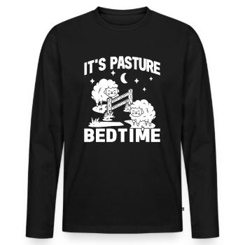 Farmer Farmer Lamb Farmer Sleep Country Egg Sheep - Men's Premium Organic Long Sleeve Shirt - black - Front - Nico (187cm)