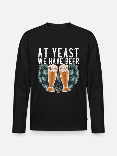 Beer Brewer Beer Brewing - Men's Premium Organic Long Sleeve Shirt - black