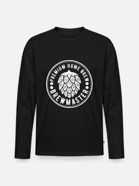 Beer Brewer Beer Brewing - Men's Premium Organic Long Sleeve Shirt - black