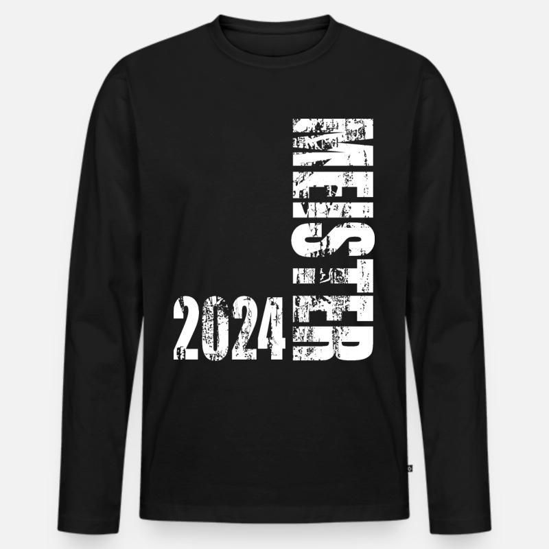 Meister 2024 - Männer Premium Bio Langarmshirt - Schwarz