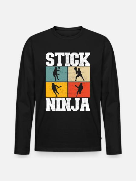 Lacrosse Lacrosse Players - Men's Premium Organic Long Sleeve Shirt - black