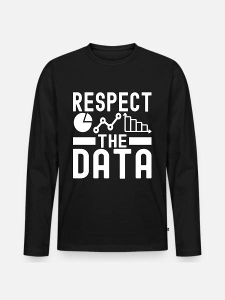 Data Science Data Analyst - Men's Premium Organic Long Sleeve Shirt - black