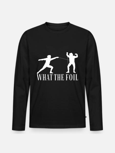 Fencing Fencing - Men's Premium Organic Long Sleeve Shirt - black