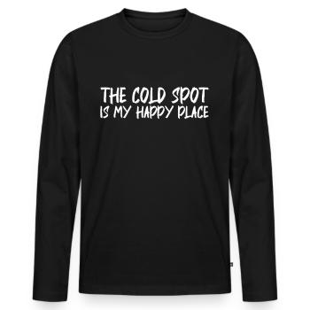 Paranormal Investigator Ghost Hunting - Men's Premium Organic Long Sleeve Shirt - black - Front - Nico (187cm)