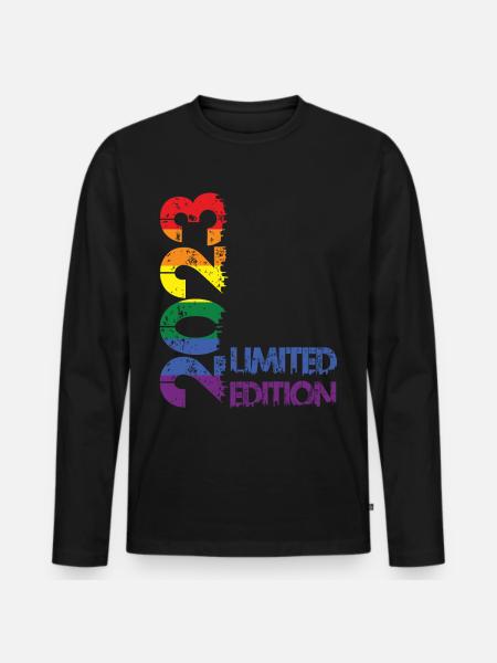 Édition limitée 2023 - T-shirt manches longues Premium bio Homme - noir