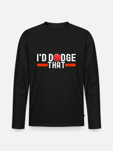 Dodgeball Dodgeball - Men's Premium Organic Long Sleeve Shirt - black