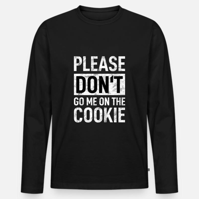 Denglisch - Männer Premium Bio Langarmshirt - Schwarz