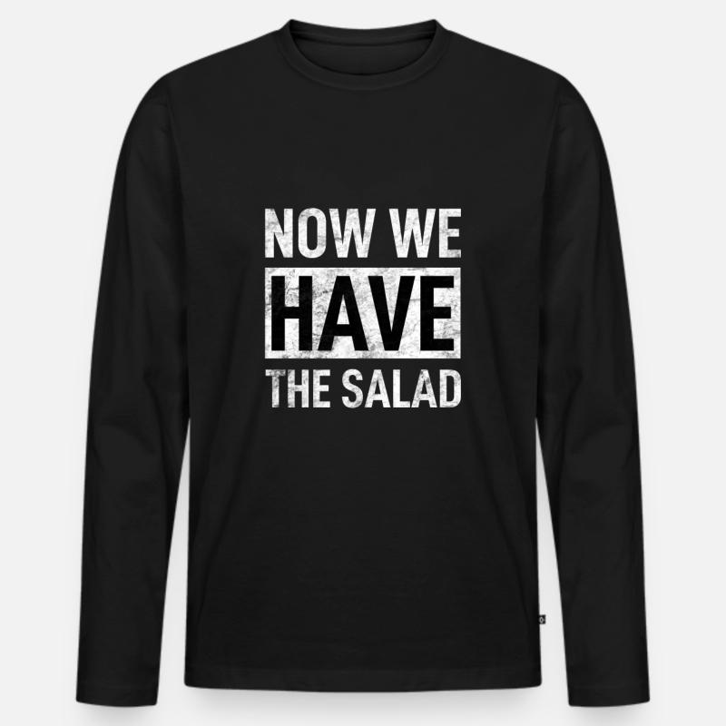 Denglisch - Männer Premium Bio Langarmshirt - Schwarz