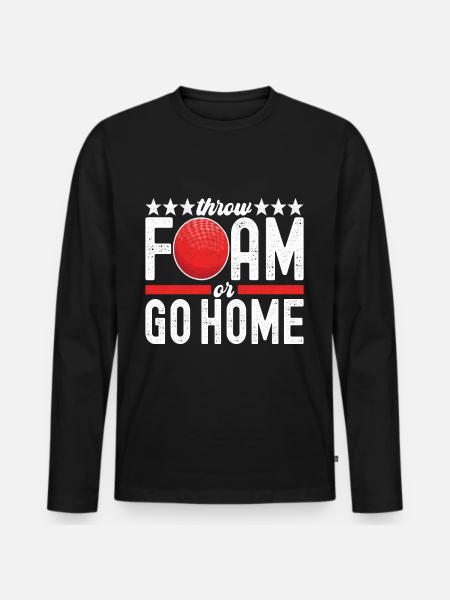 Dodgeball Dodgeball - Men's Premium Organic Long Sleeve Shirt - black