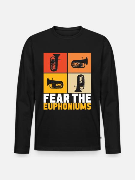 Euphonium Euphonist - Men's Premium Organic Long Sleeve Shirt - black