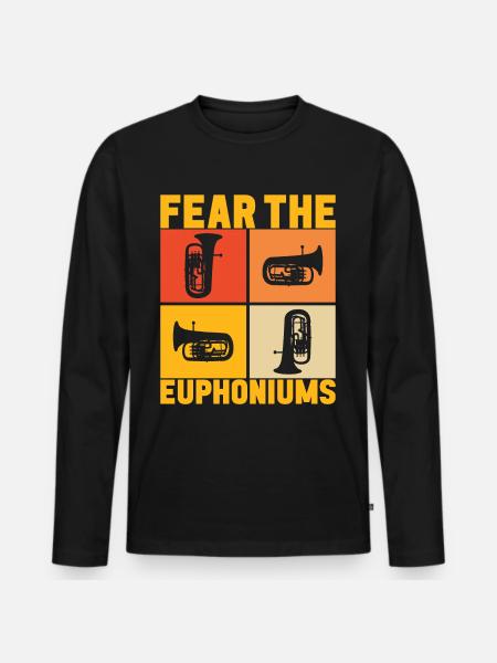 Euphonium Euphonist - Men's Premium Organic Long Sleeve Shirt - black
