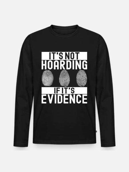 Forensics Forensic Scientist - Men's Premium Organic Long Sleeve Shirt - black