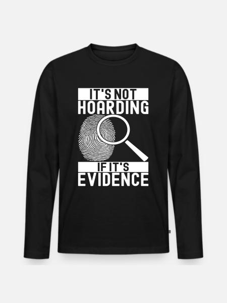 Forensik Forensiker - Männer Premium Bio Langarmshirt - Schwarz