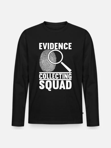 Forensics Forensic Scientist - Men's Premium Organic Long Sleeve Shirt - black